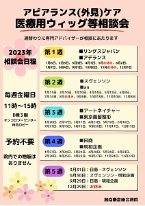 アピアランスケア　ウィッグ相談会2023